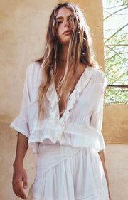 Prairie Blouse - Whisper White