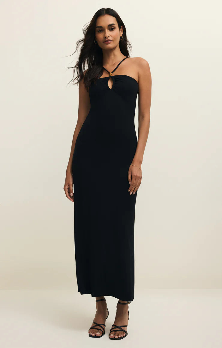 Astoria Midi Dress - Black