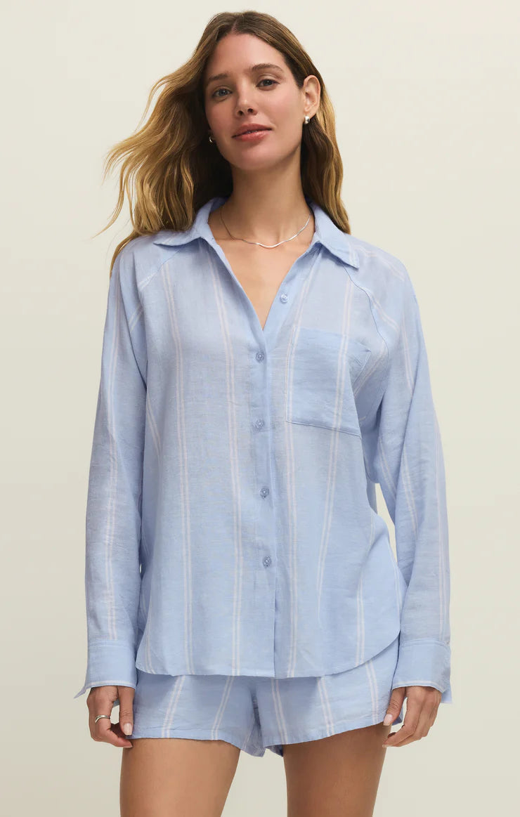 Perfect Line Top - Blue Light