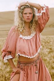 Poison Peach Blouse - Rosé