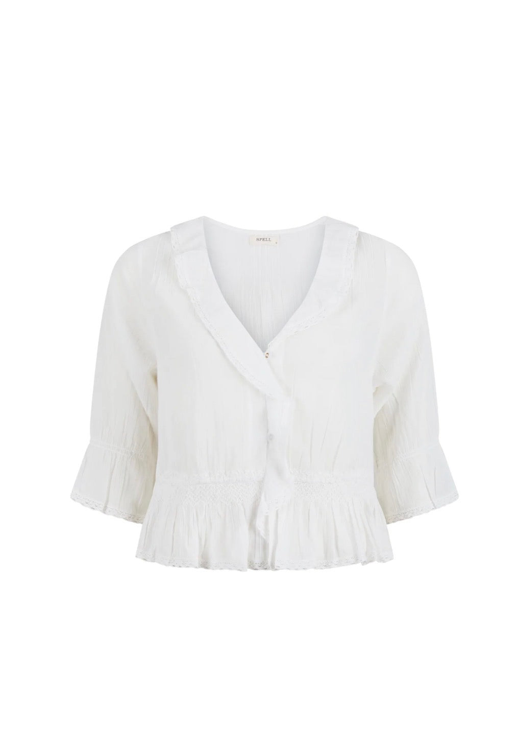 Prairie Blouse - Whisper White