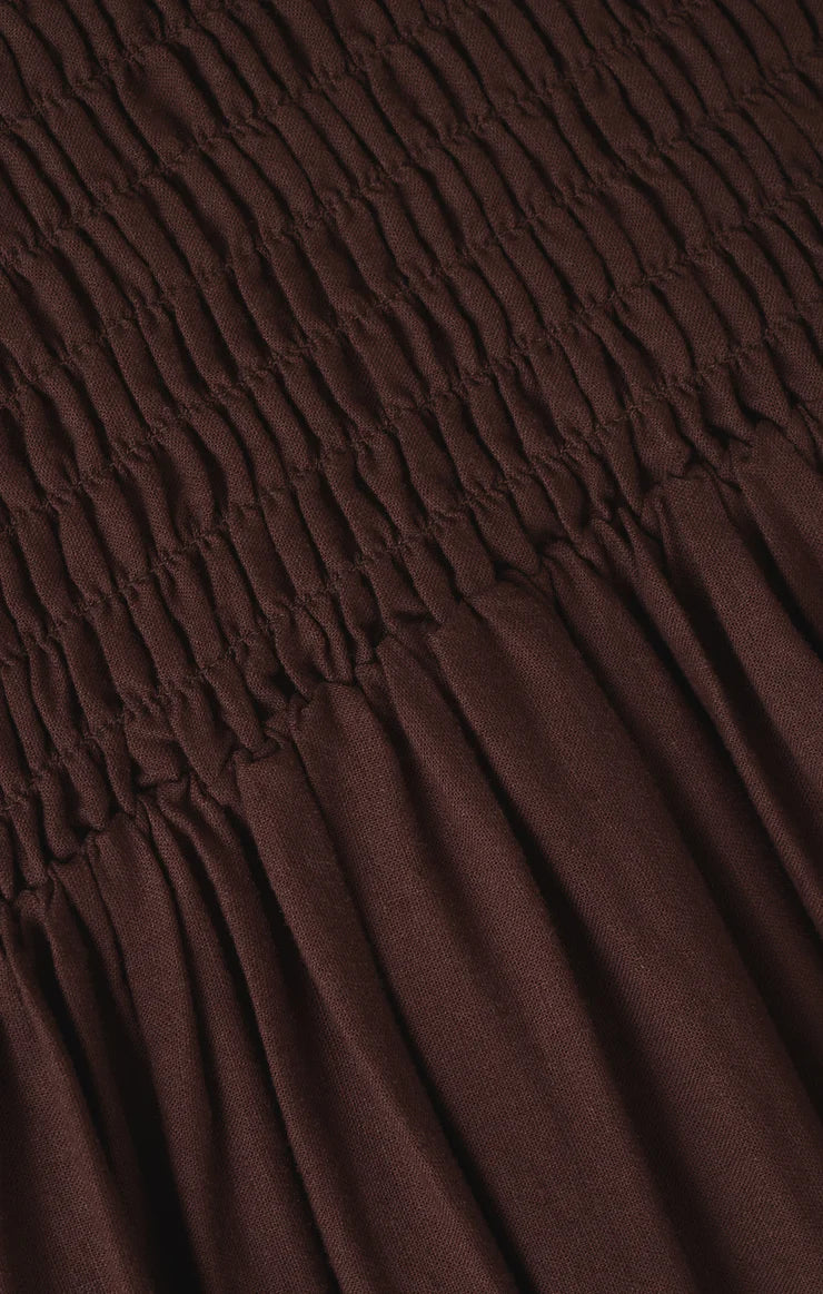 Juniper Maxi Dress - Chocolate Cherry