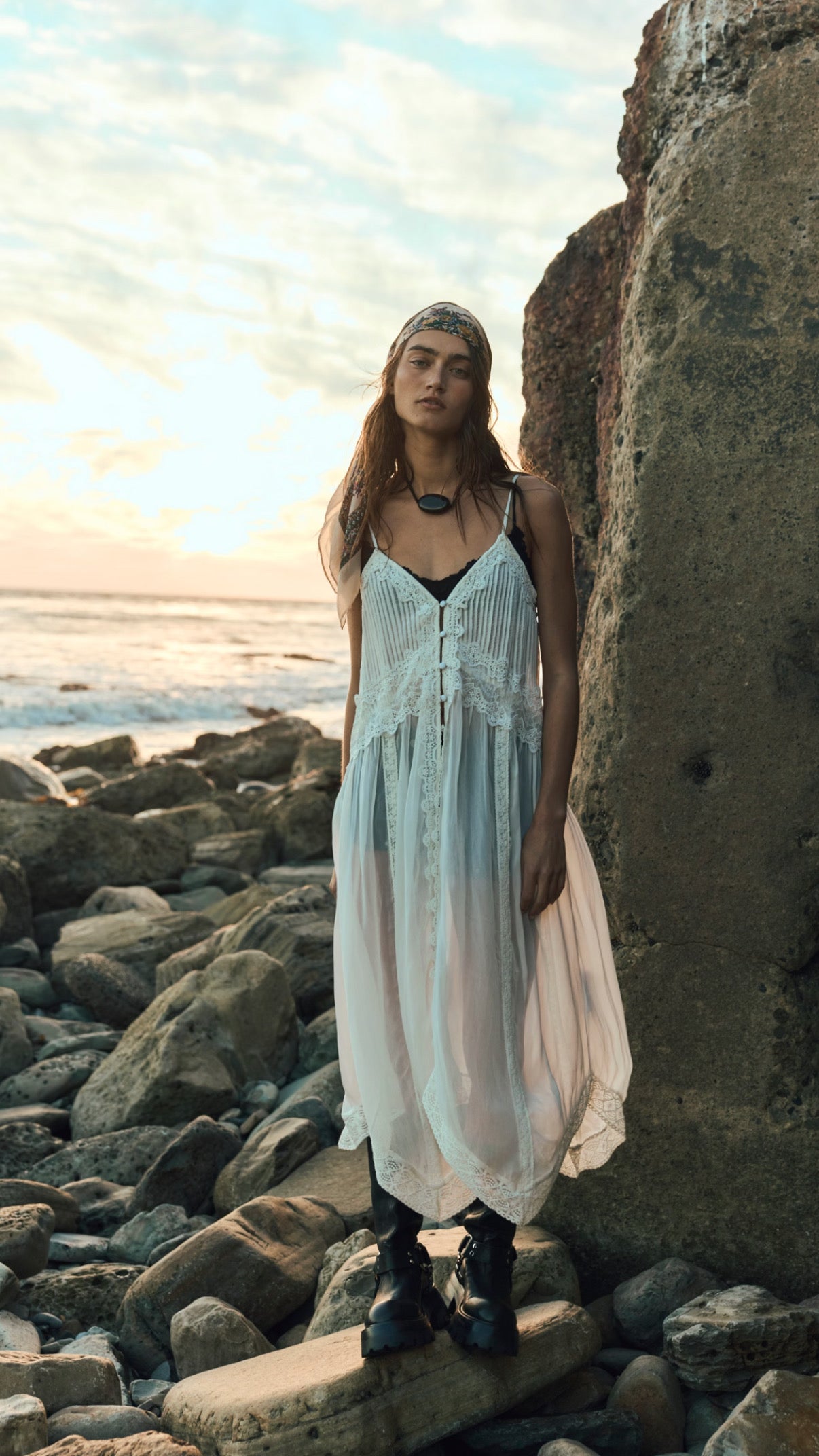 Snowbird Maxi Top - Clean Ivory