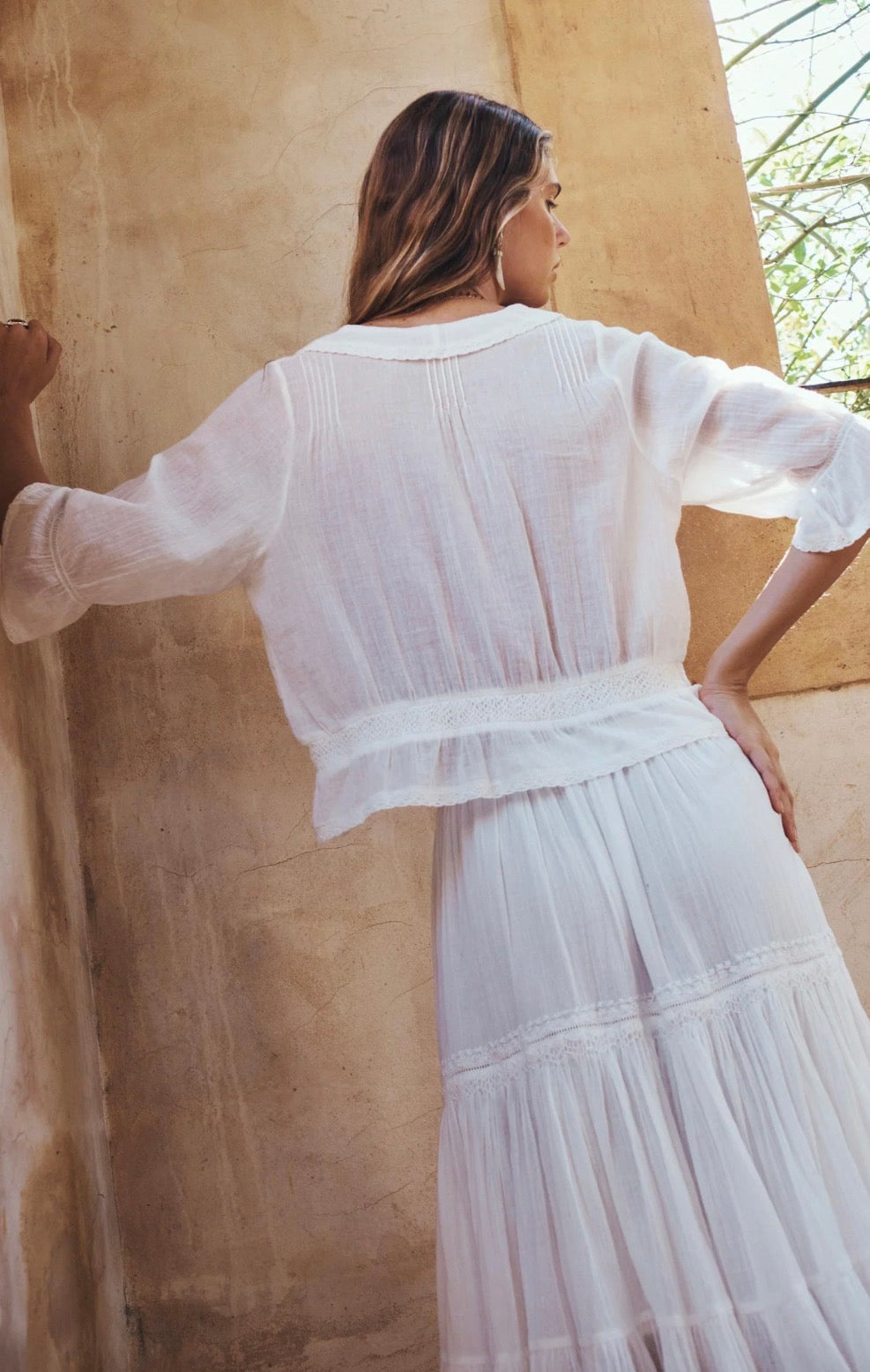 Prairie Blouse - Whisper White