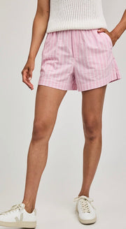 Lima Short - Carnation Stripe