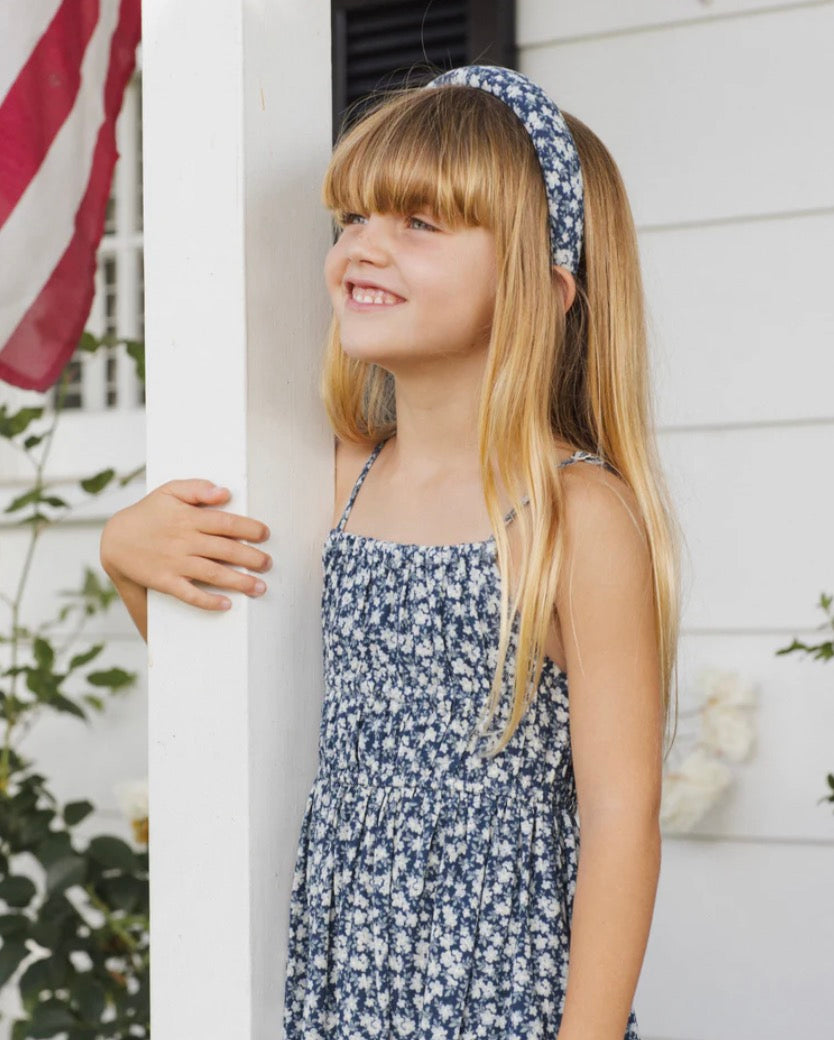 Delia Dress - Navy Floral