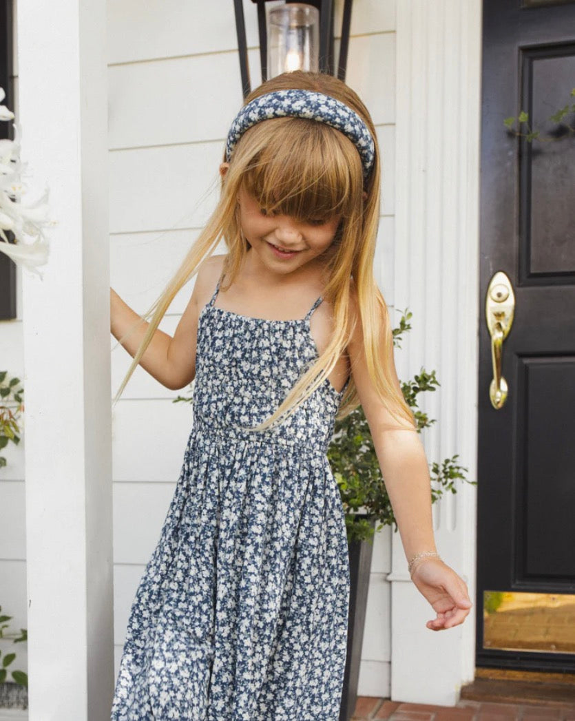 Delia Dress - Navy Floral
