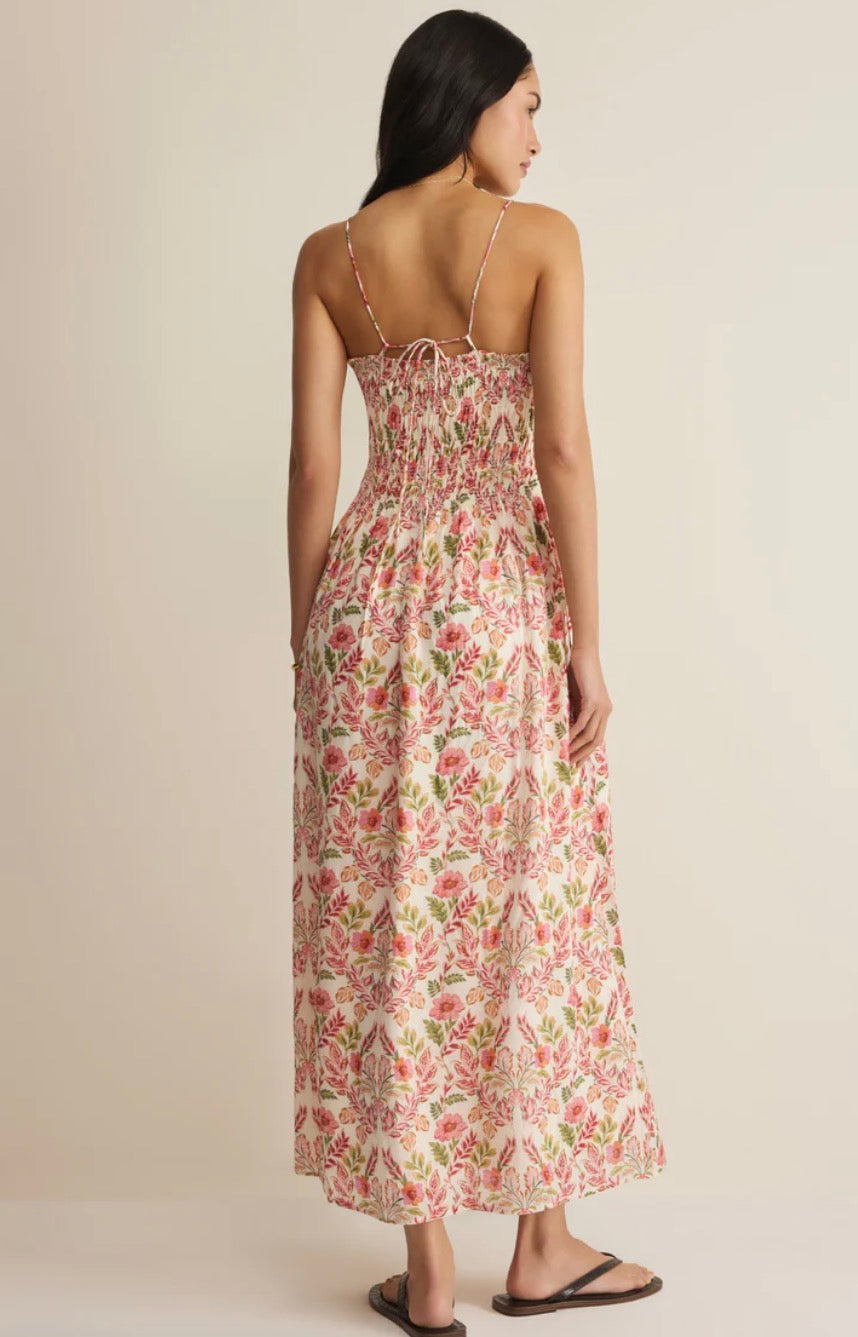Cornelia Ami Floral Midi Dress - Multi