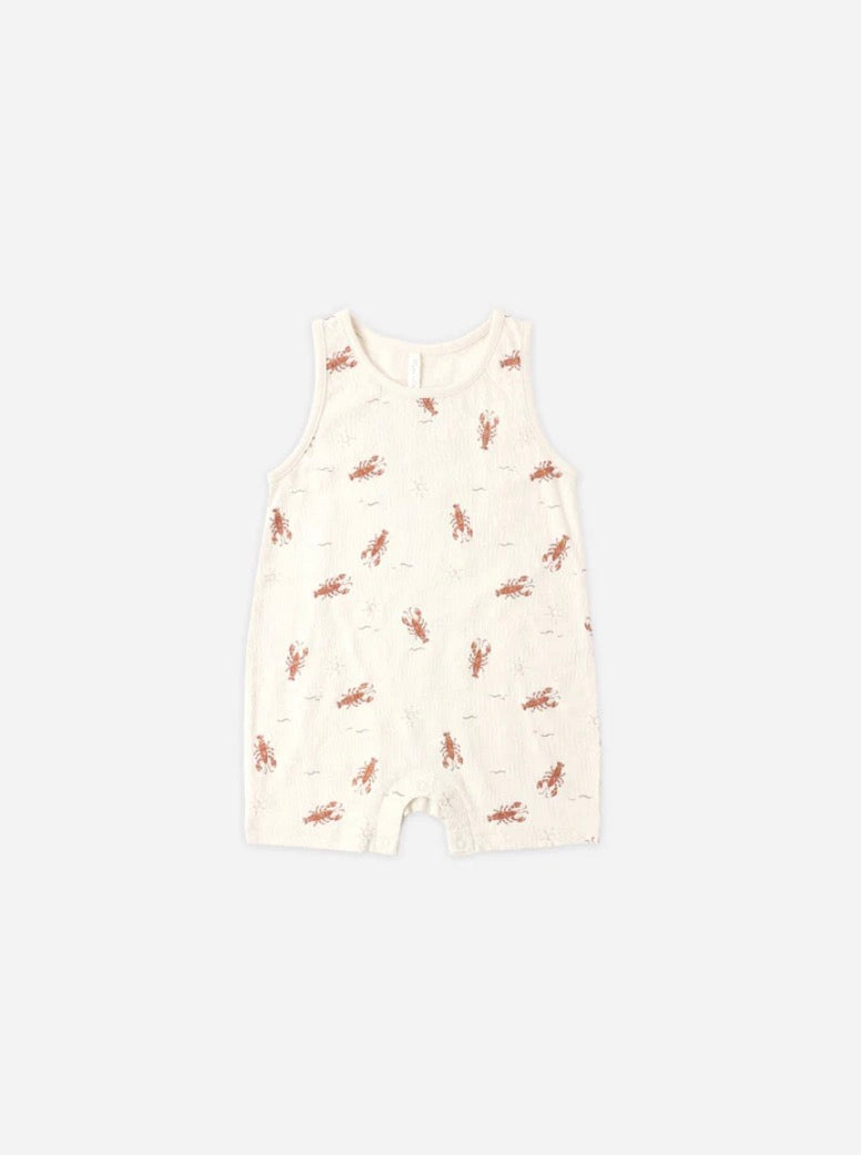 Sleeveless One Piece - Lobster