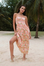 Cornelia Ami Floral Midi Dress - Multi