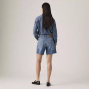 High Rise Baggy Short - Worn Memory