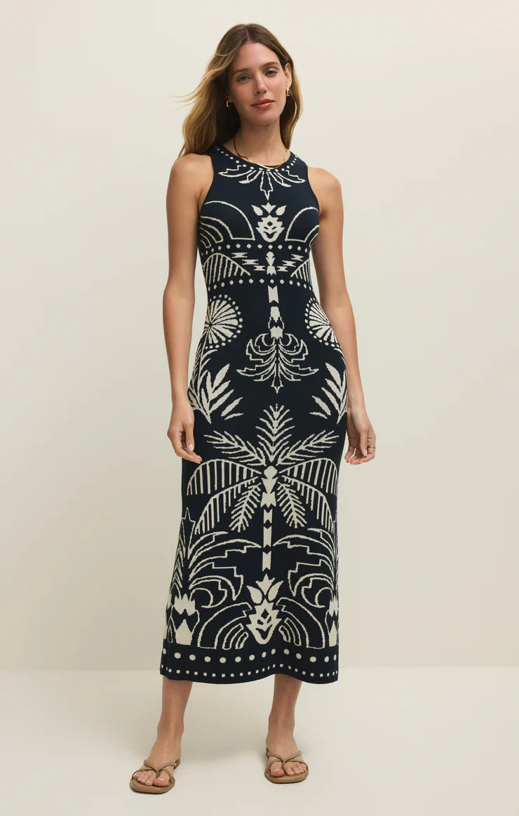 Esperanza Midi Dress - Eclipse