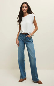 Camino Jersey Top - White