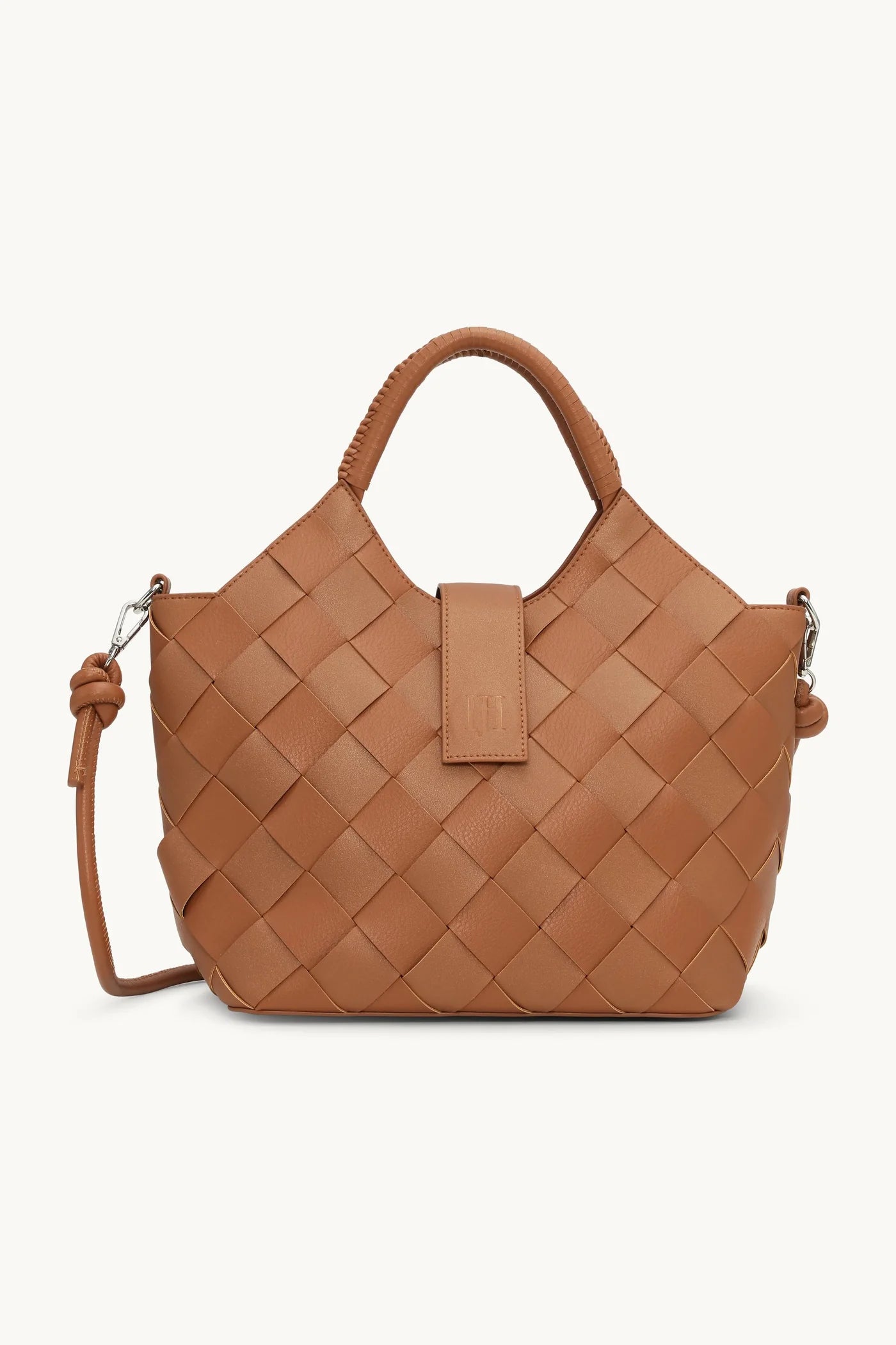 Braided Handbag 250 - Cognac