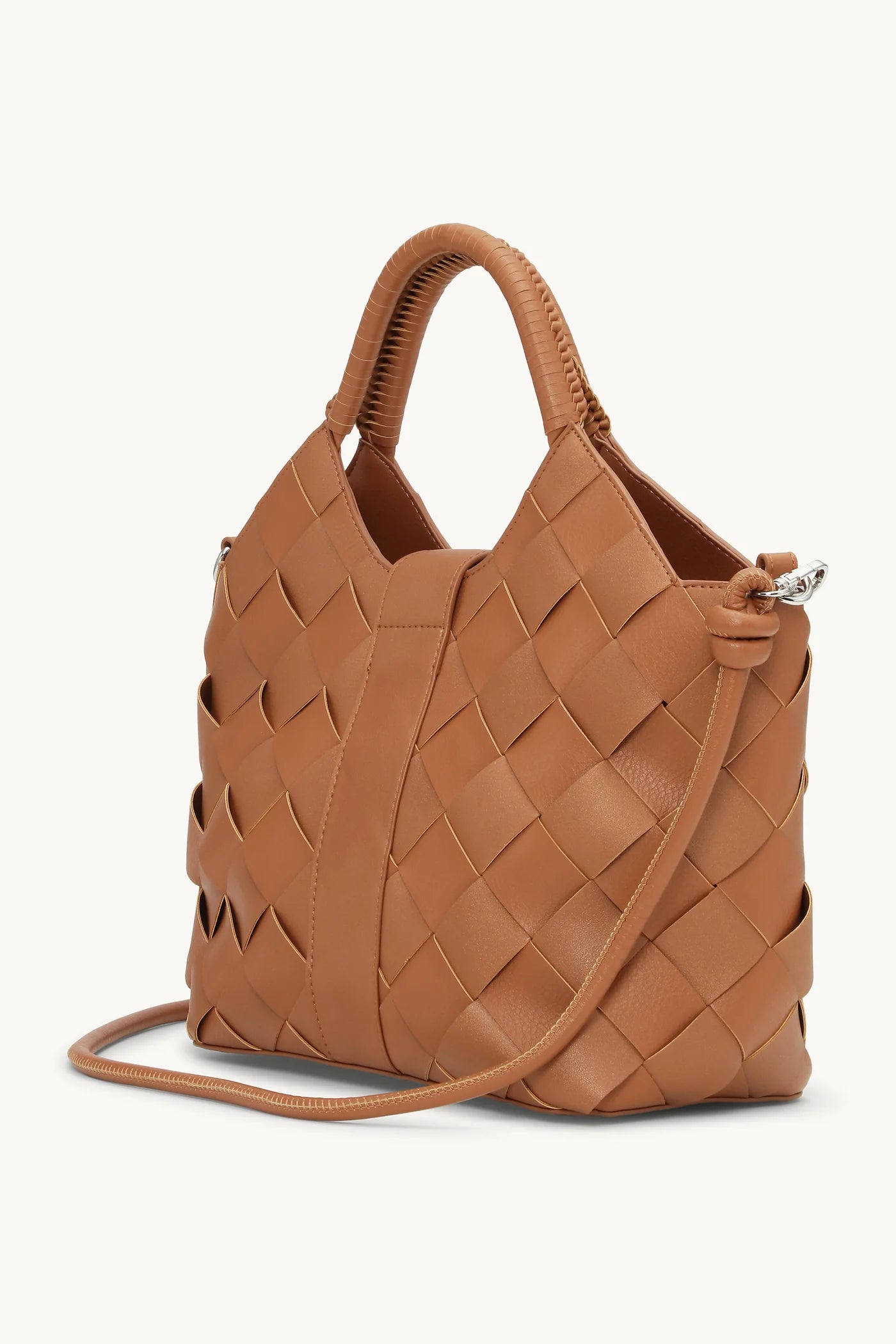 Braided Handbag 250 - Cognac