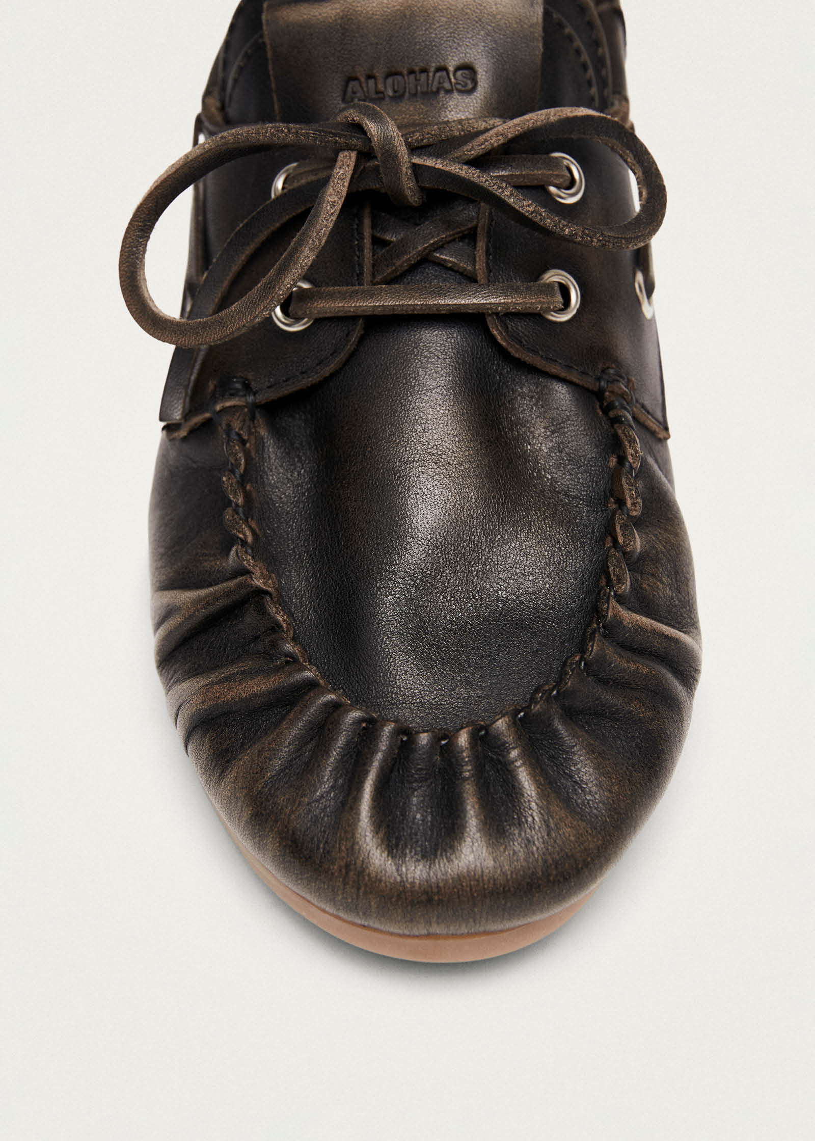 Rowan Vintage Leather Loafers - Brushed Brown