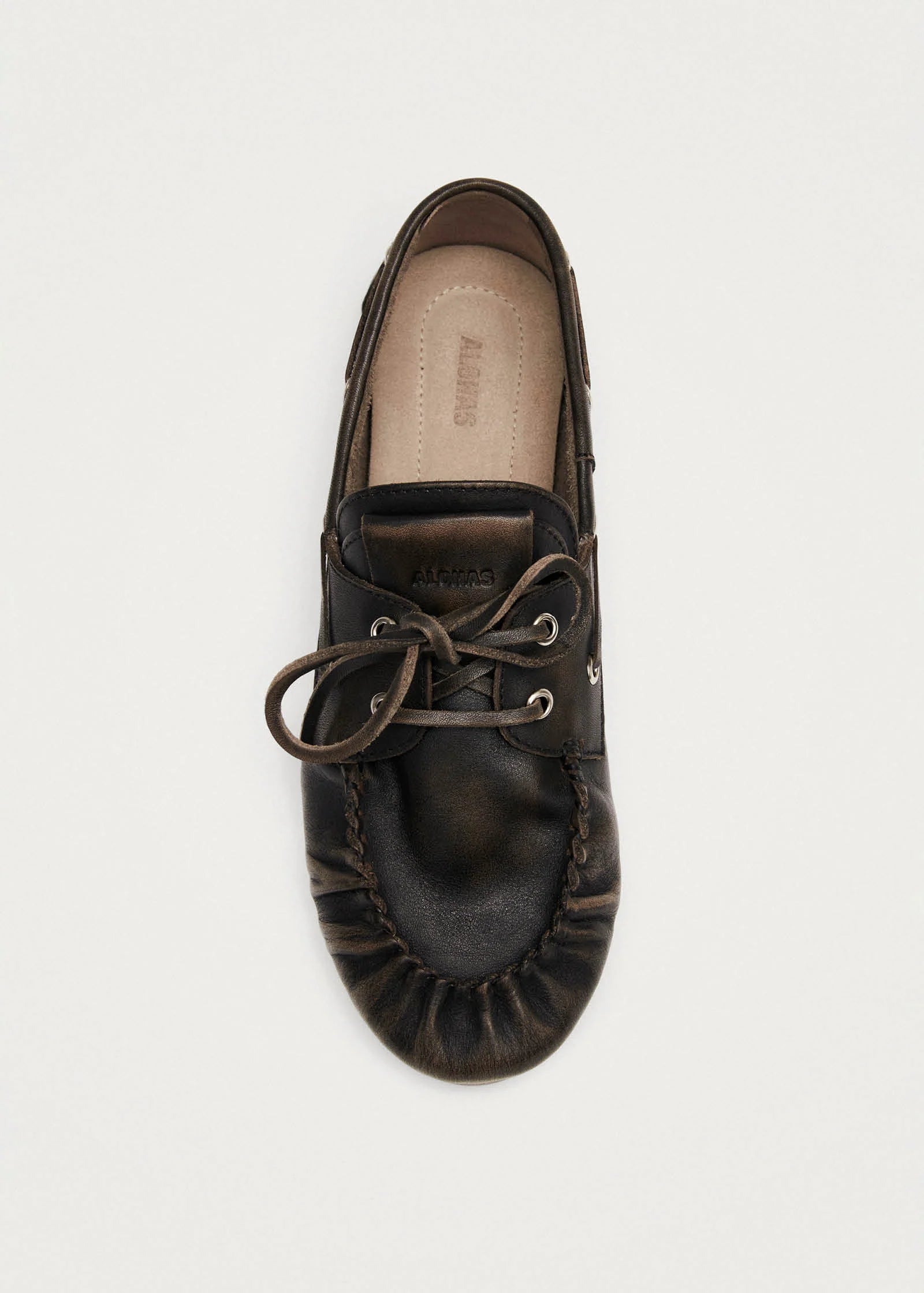 Rowan Vintage Leather Loafers - Brushed Brown