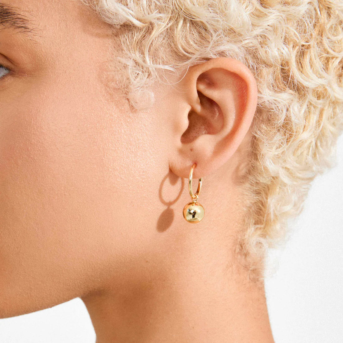 Air Pendent Hoop Earrings