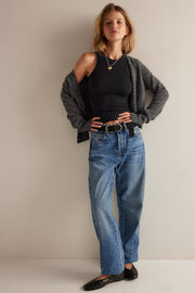 So Soft Seamless Modal Tank - BLack