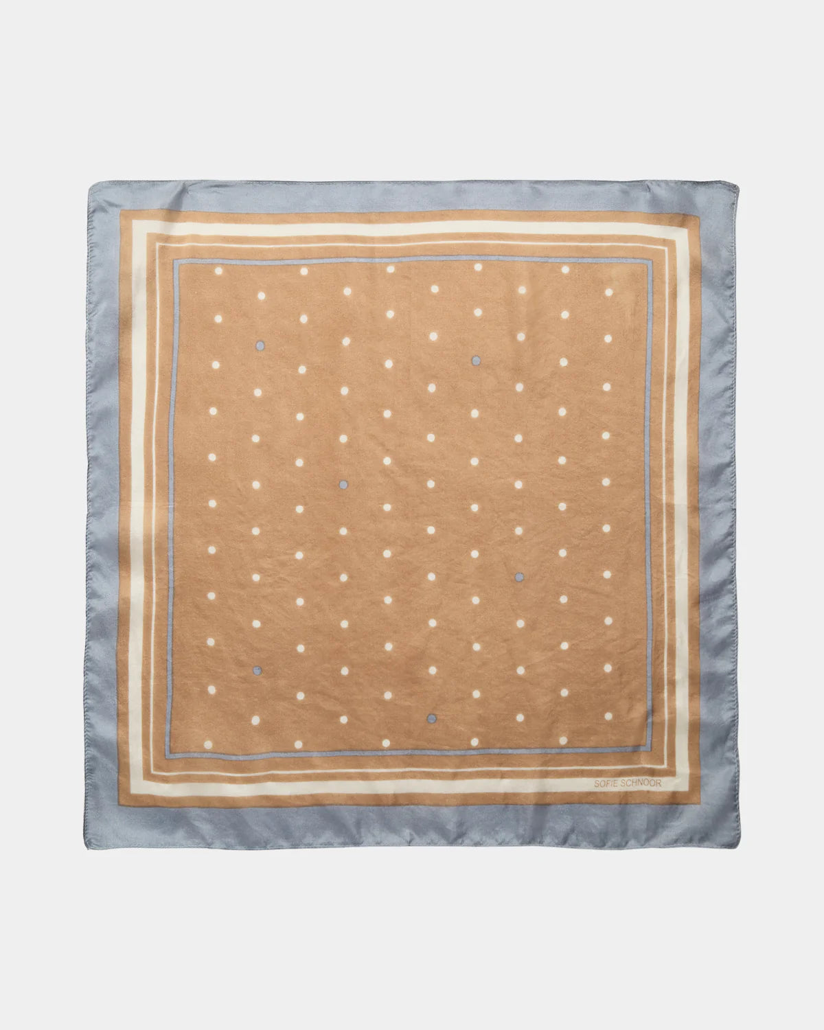 Betty Scarf - Light Blue Striped