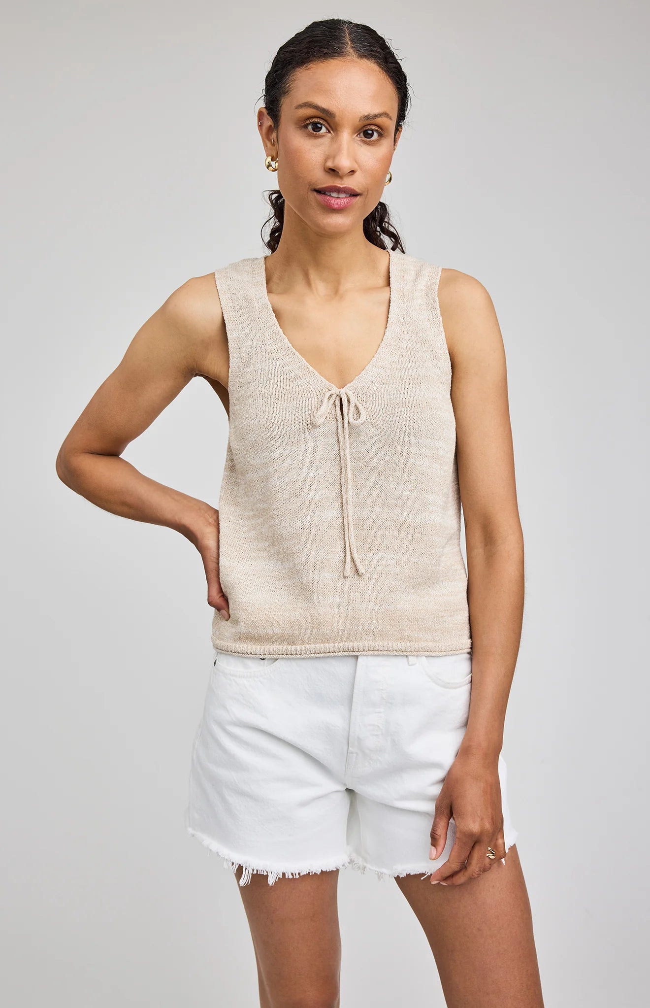 Rebel Tank - Linen