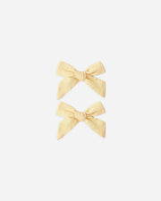 Bows set of 2 -Lemon