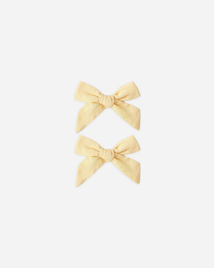 Bows set of 2 -Lemon