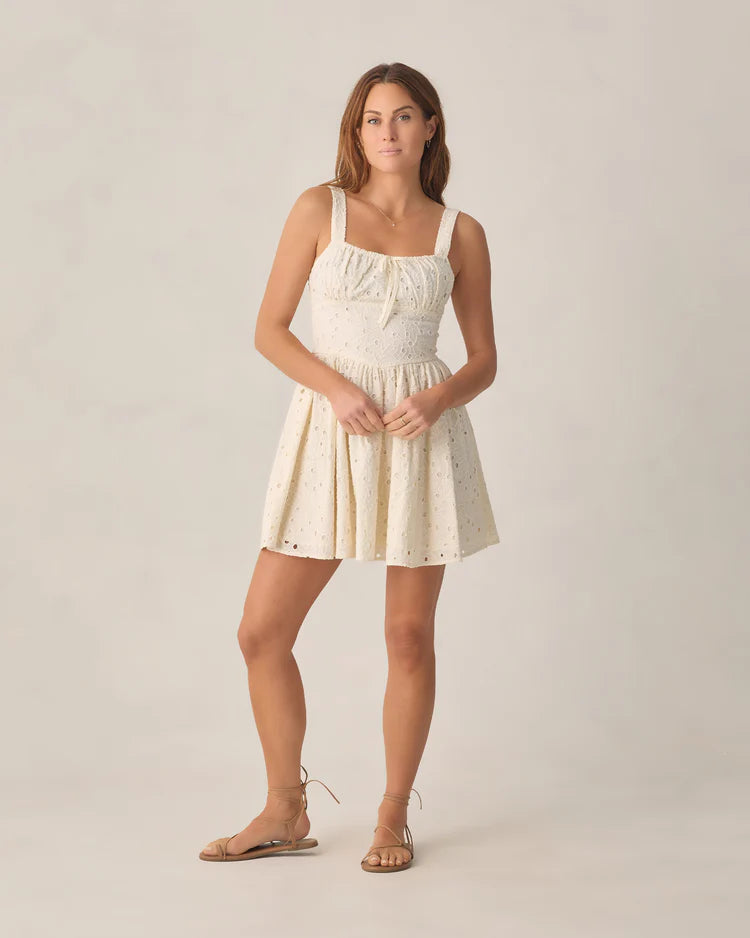 Primrose Mini Dress - Ivory
