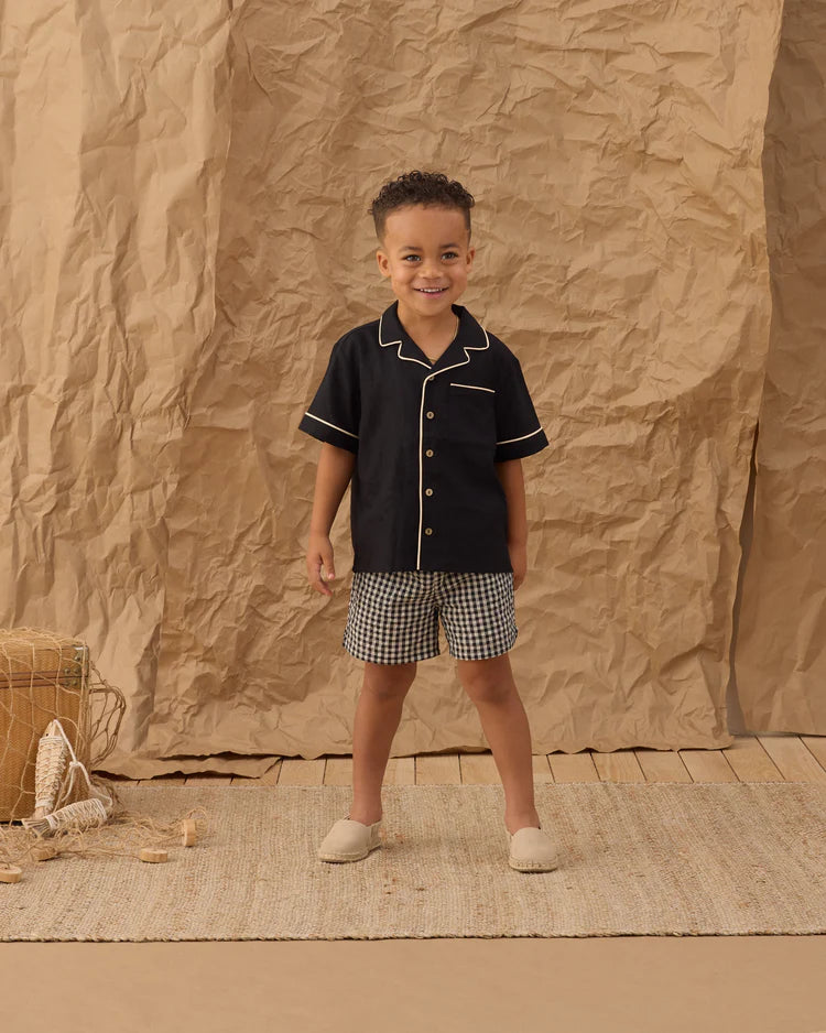 Perry Short -Black Check