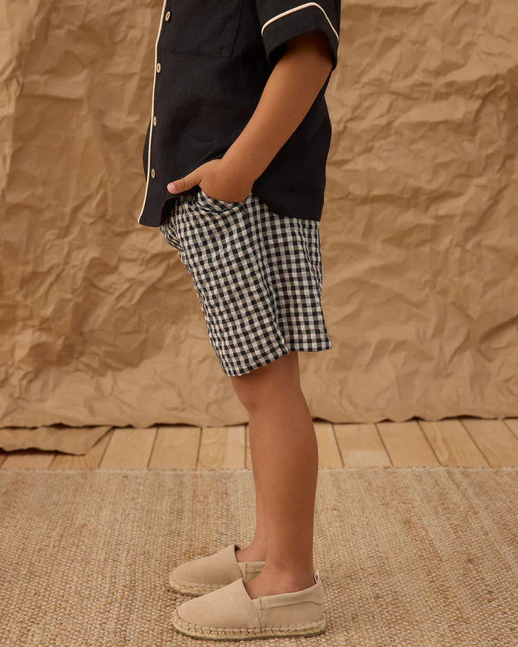 Perry Short -Black Check