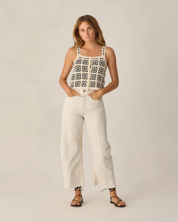 Crochet Tank - Abstract