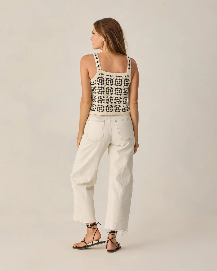 Crochet Tank - Abstract
