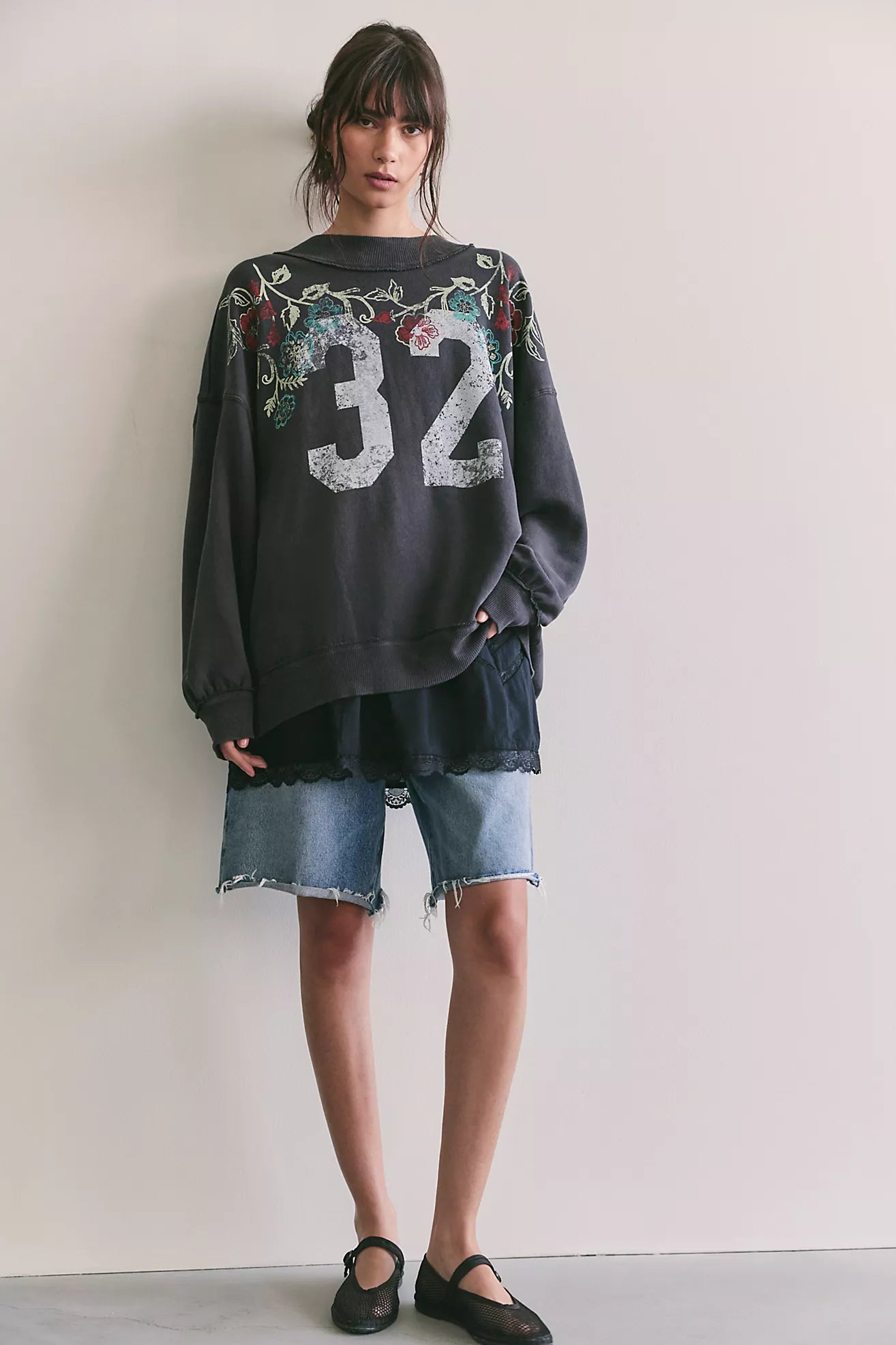 Palm Springs Graphic - Washed Black Combo