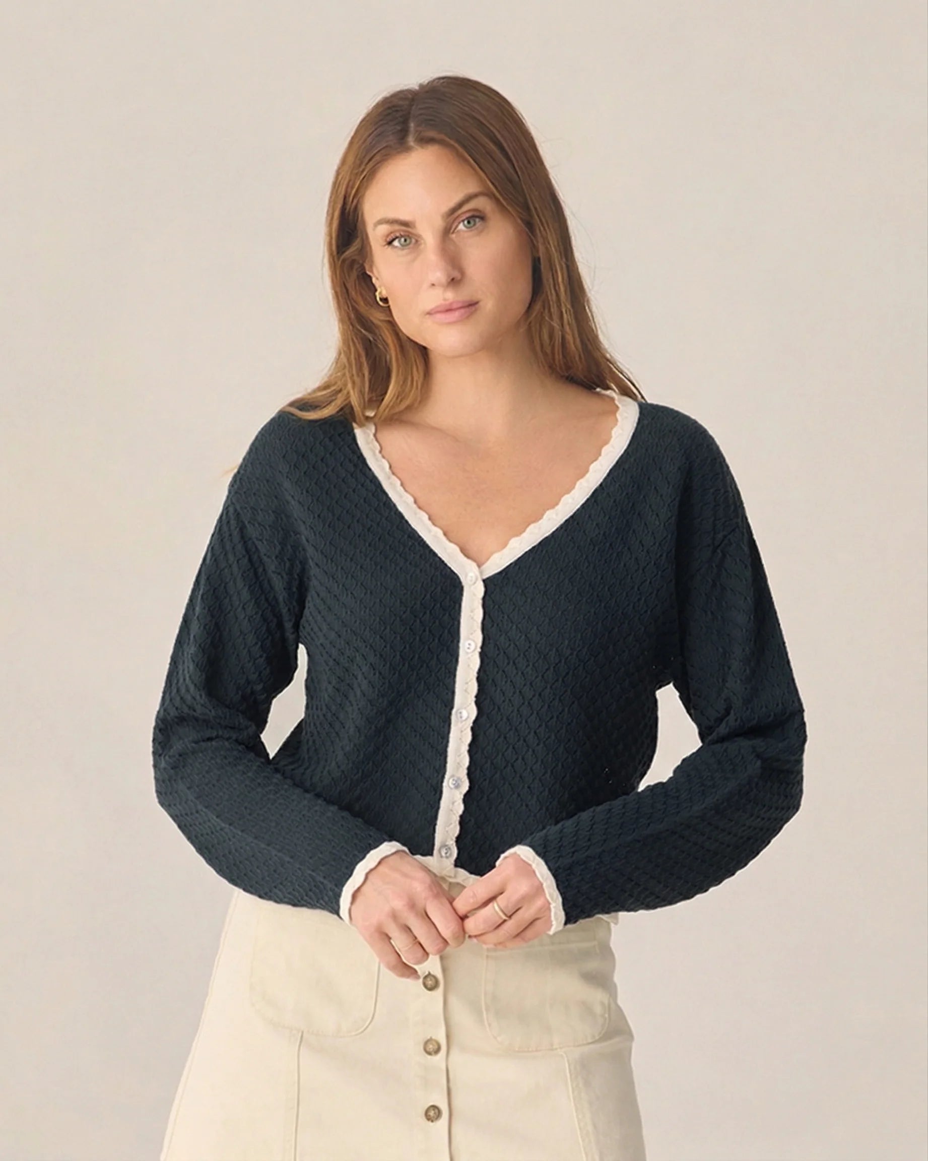 Ella Cardigan - Navy