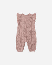 Mira Knit Romper - Mauve