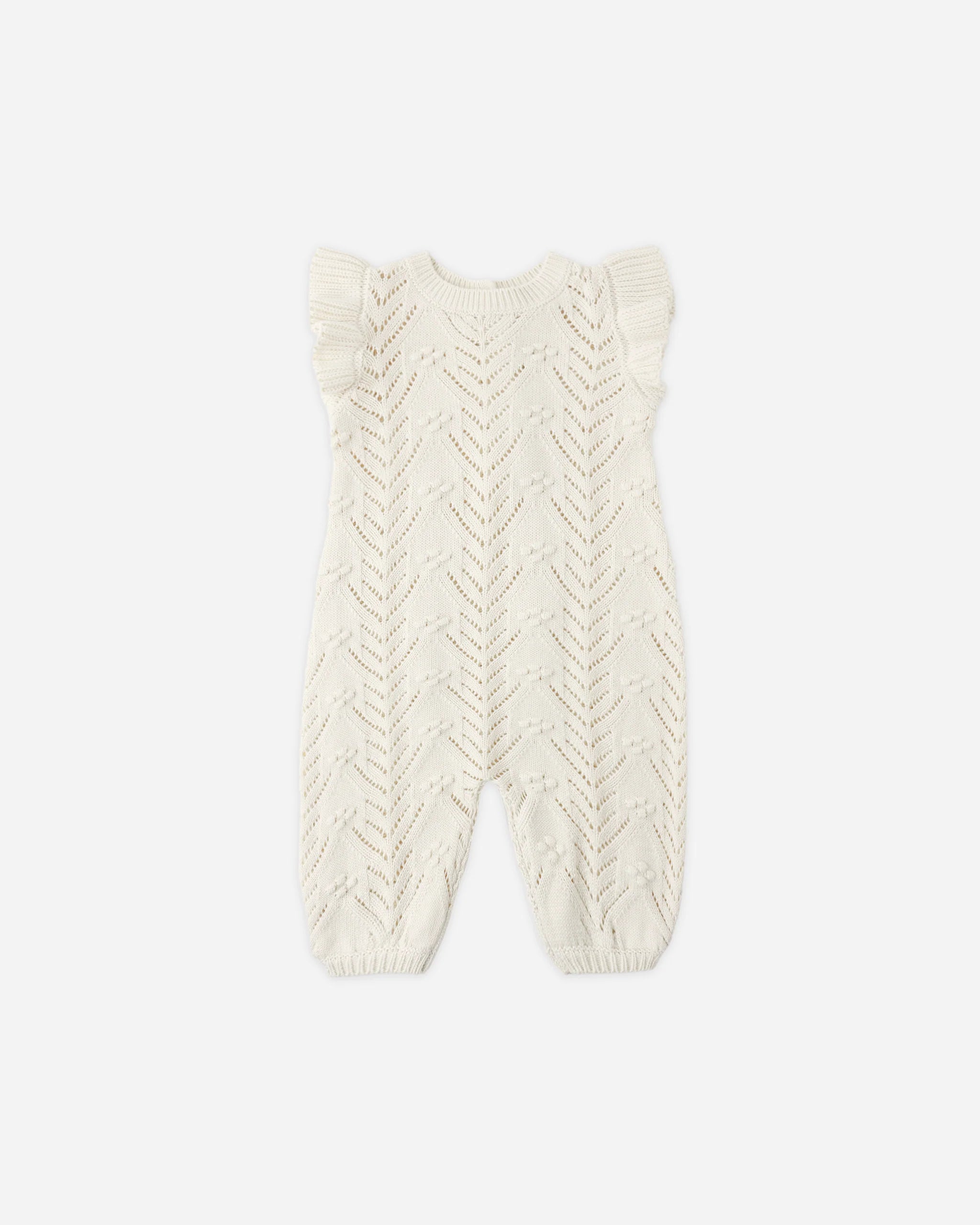 Mira Knit Romper - Natural