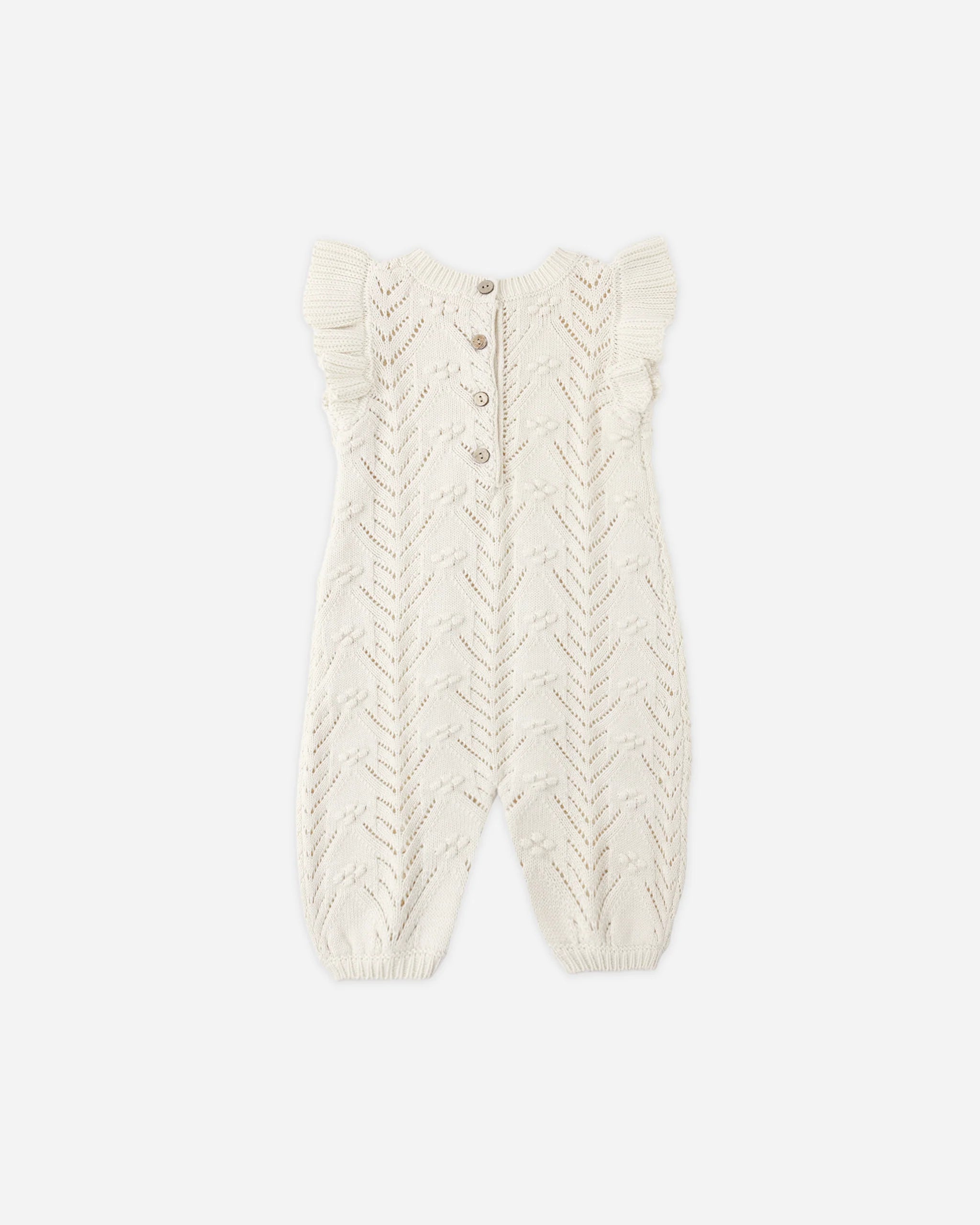 Mira Knit Romper - Natural