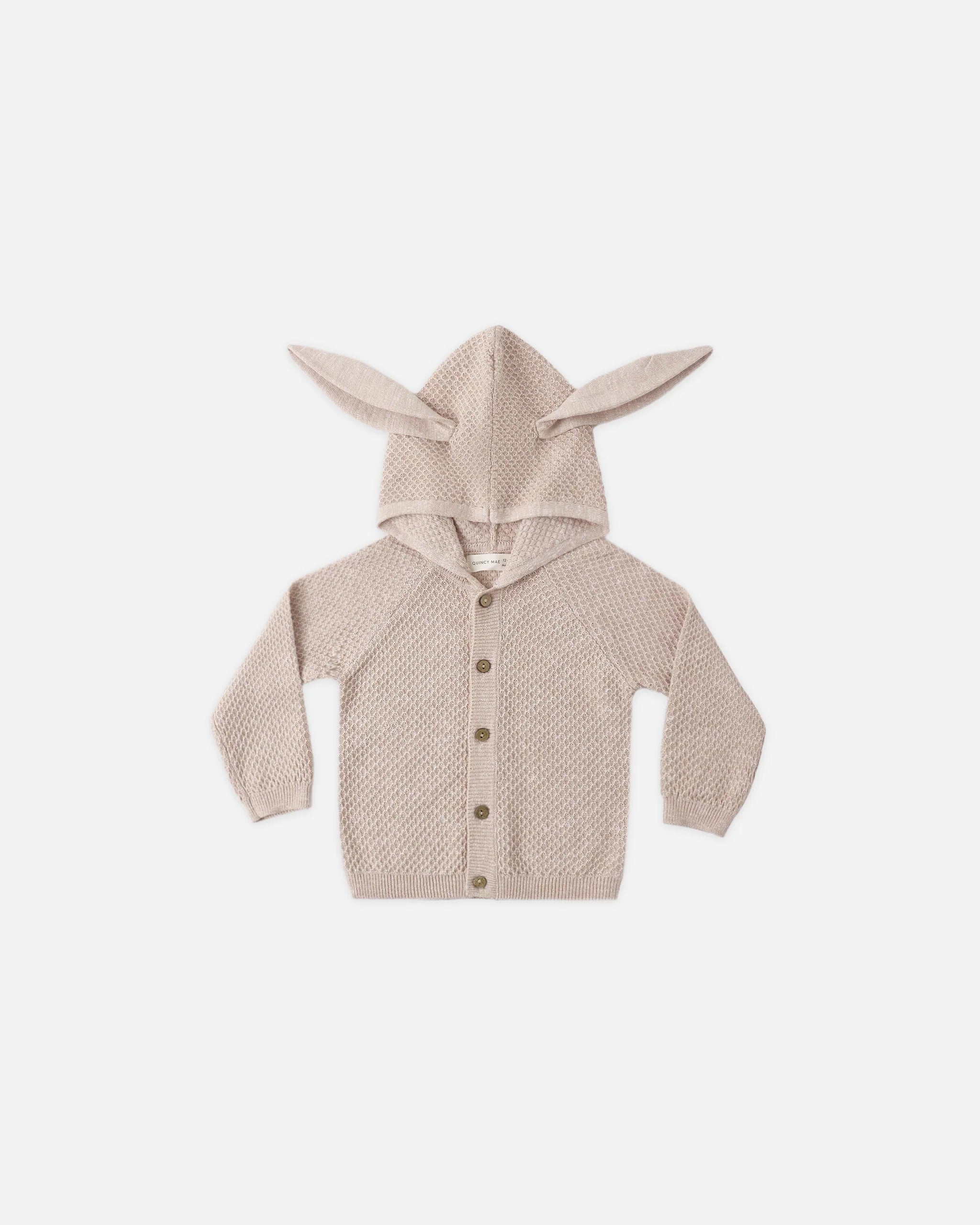 Bunny Knit Sweater - Heathered Latte