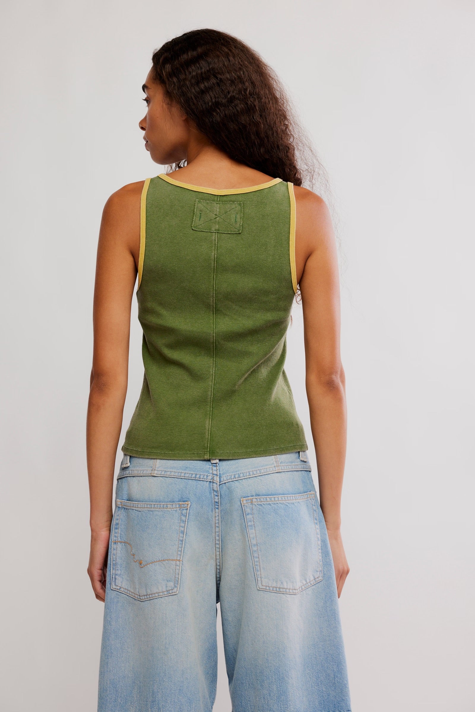 Moxie Tank- Drenched Jungle Comb