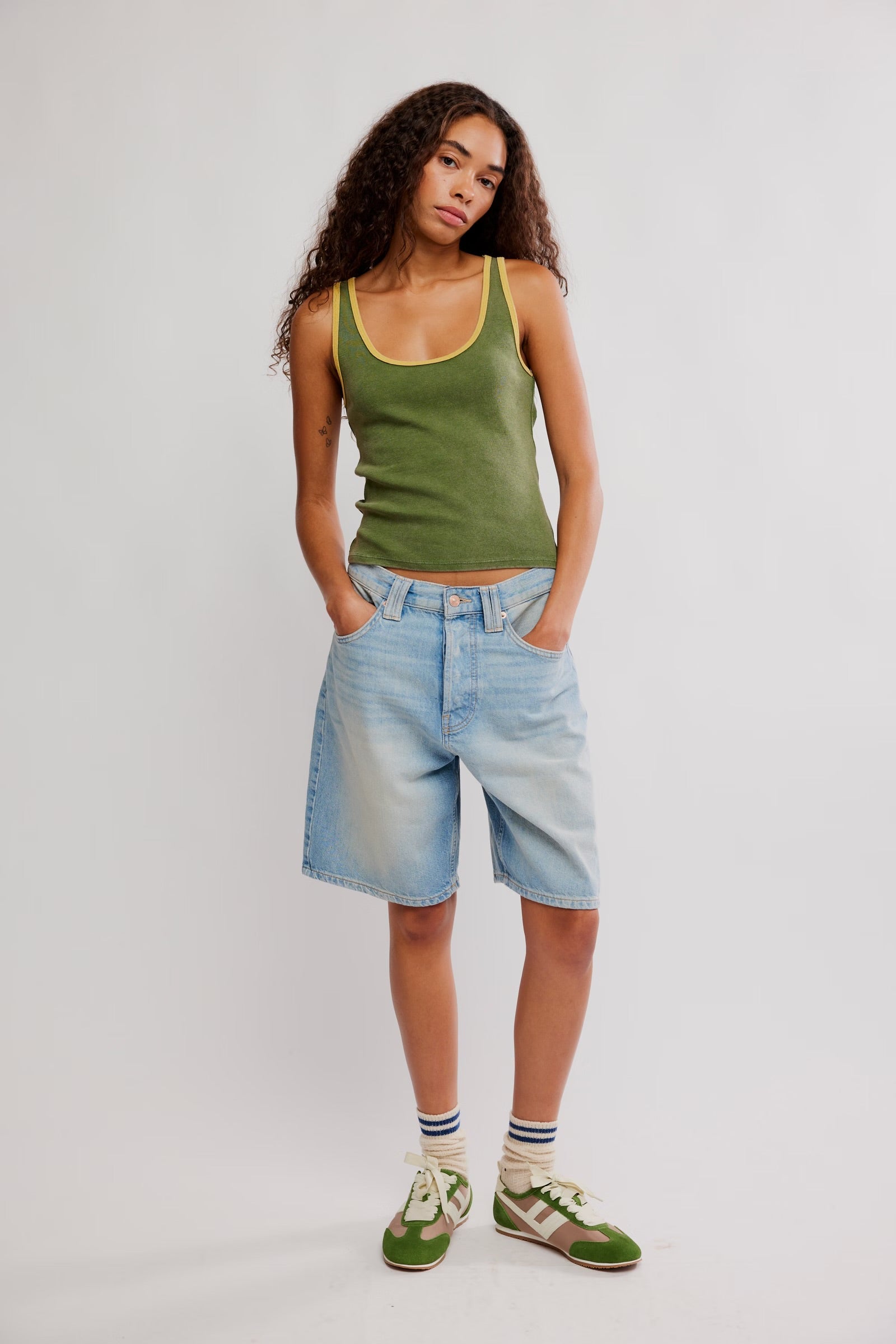 Moxie Tank- Drenched Jungle Comb