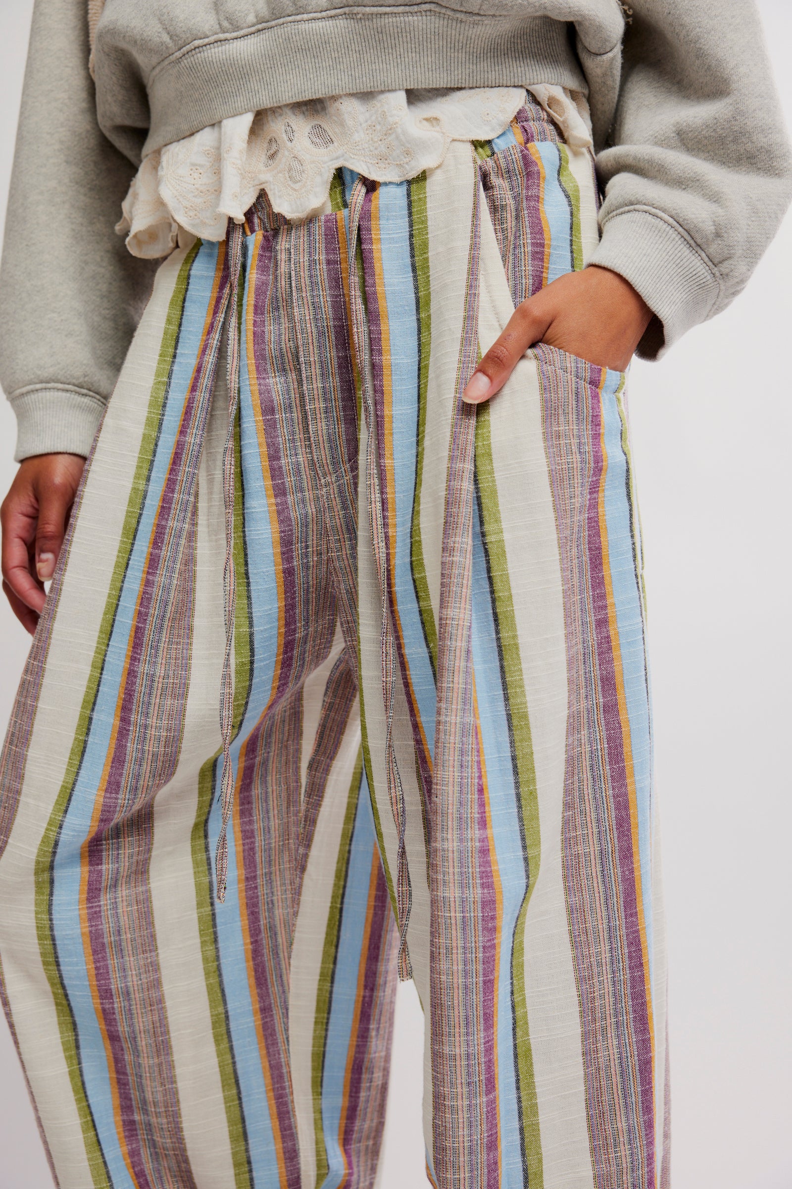 Chambers Laid Back Stripe- Ivory Combo
