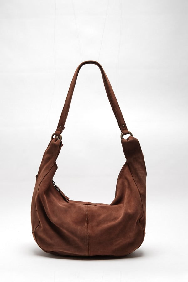 Roma Suede Tote - Rust