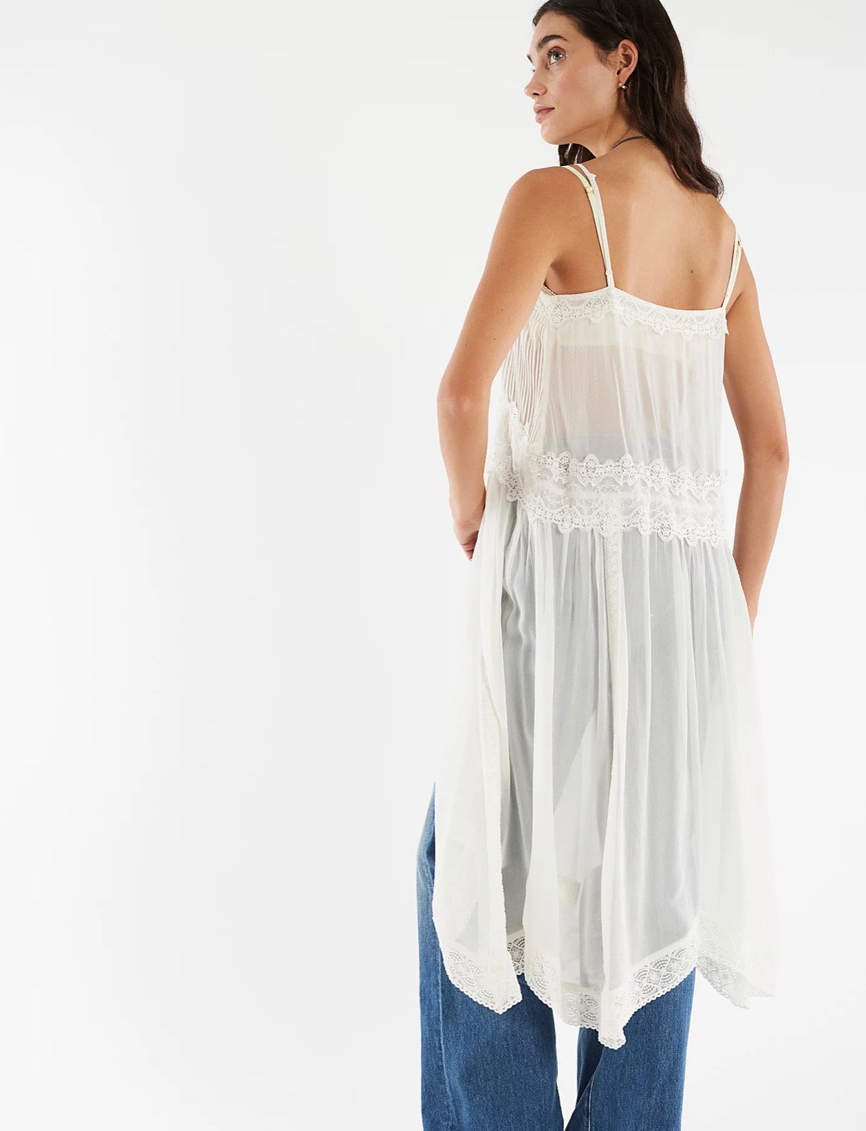 Snowbird Maxi Top - Clean Ivory