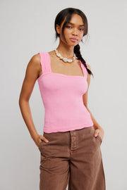 Love Letter Cami - Pink Flame