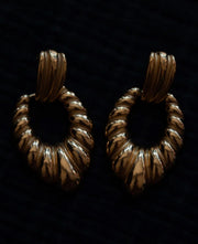 Door Knocker Earrings -Gold