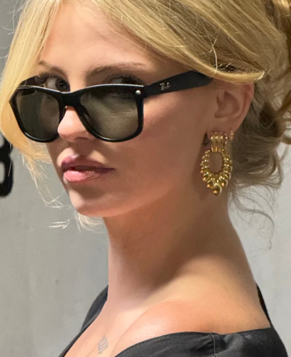 Door Knocker Earrings -Gold