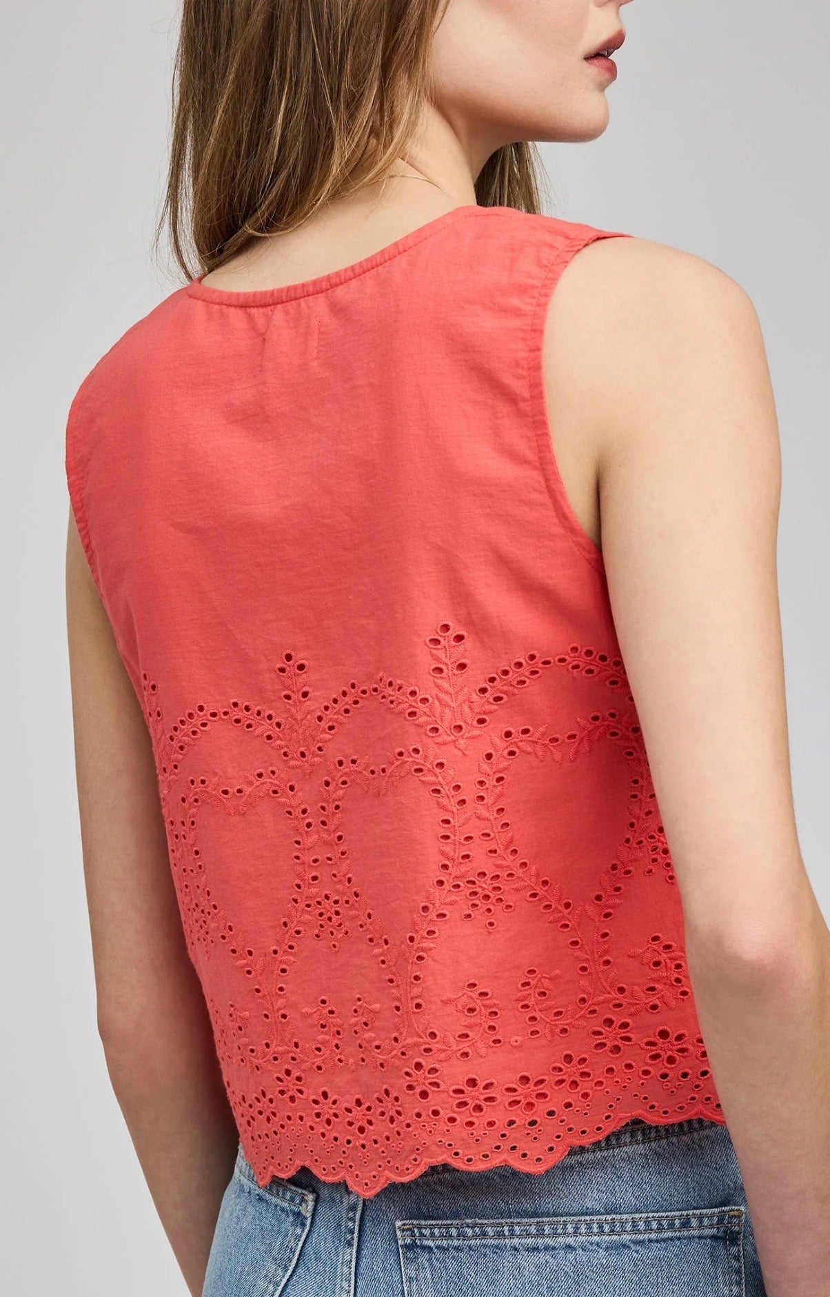 Rhea Sleeveless Top - Grenadine