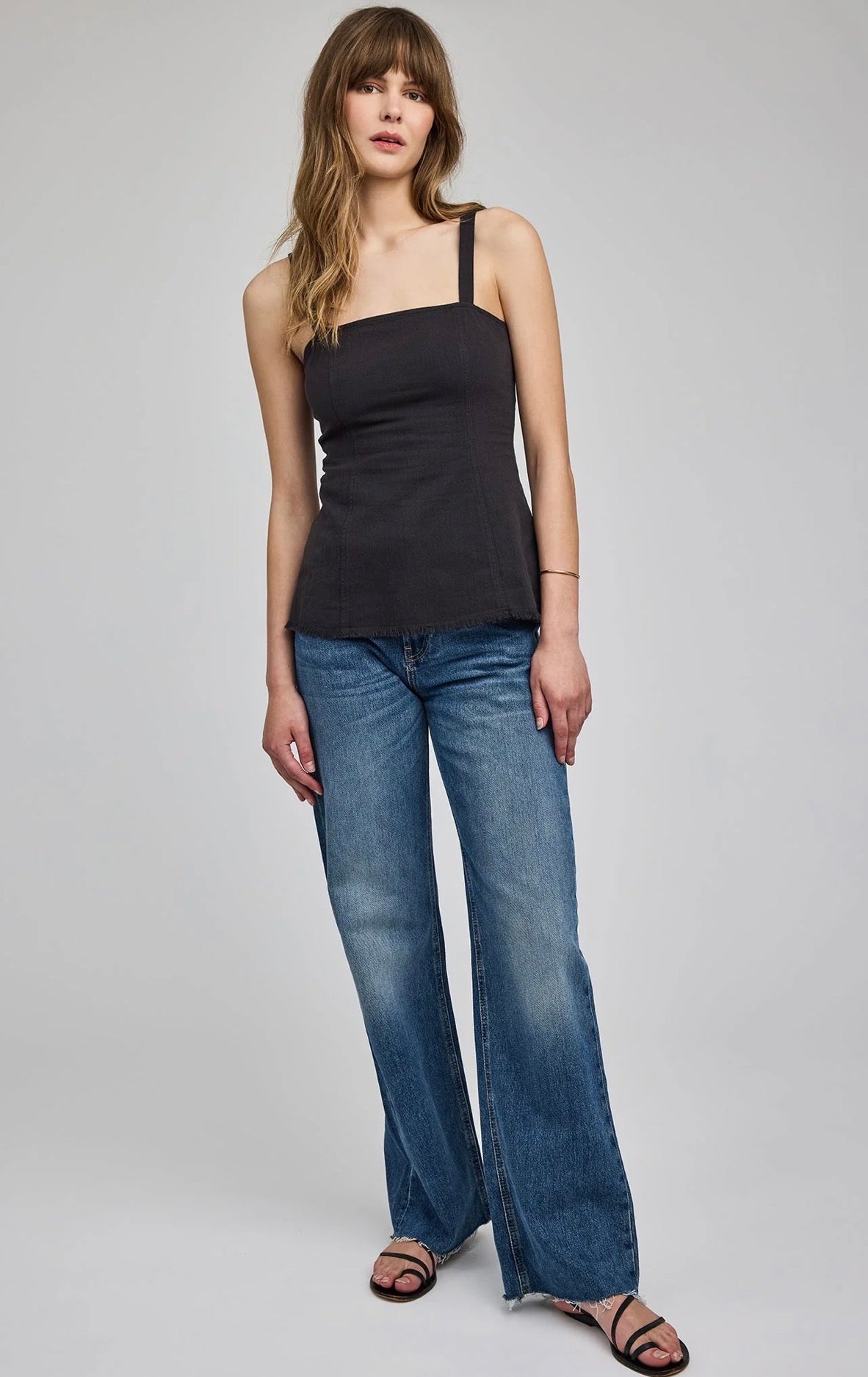 Inez Tank - Washed Black