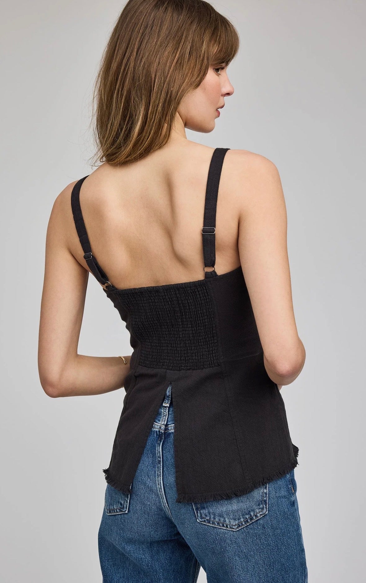 Inez Tank - Washed Black