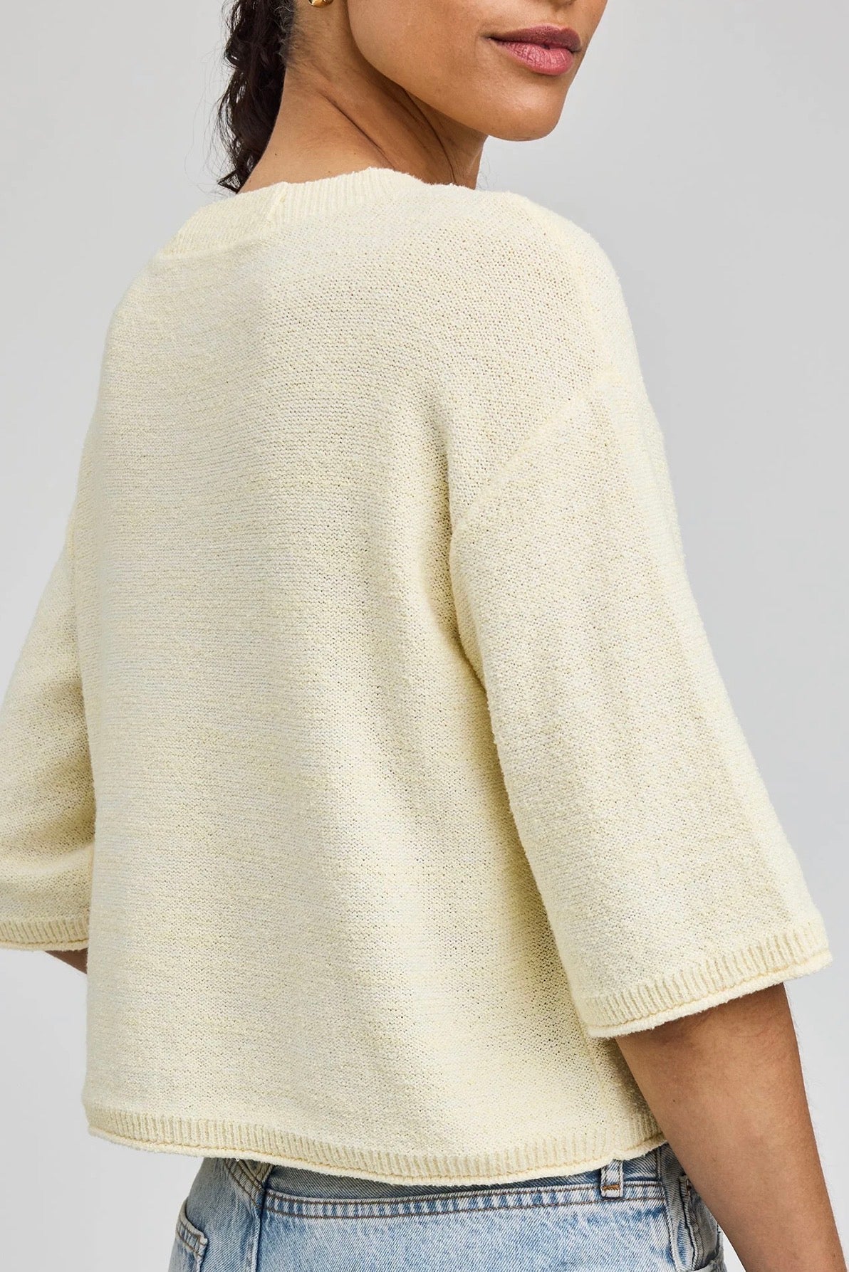 Genevieve Cardigan - Cornsilk